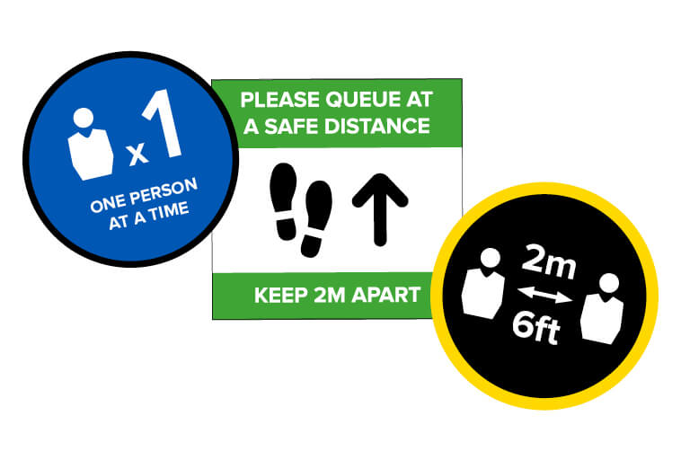 Covid signs for windows